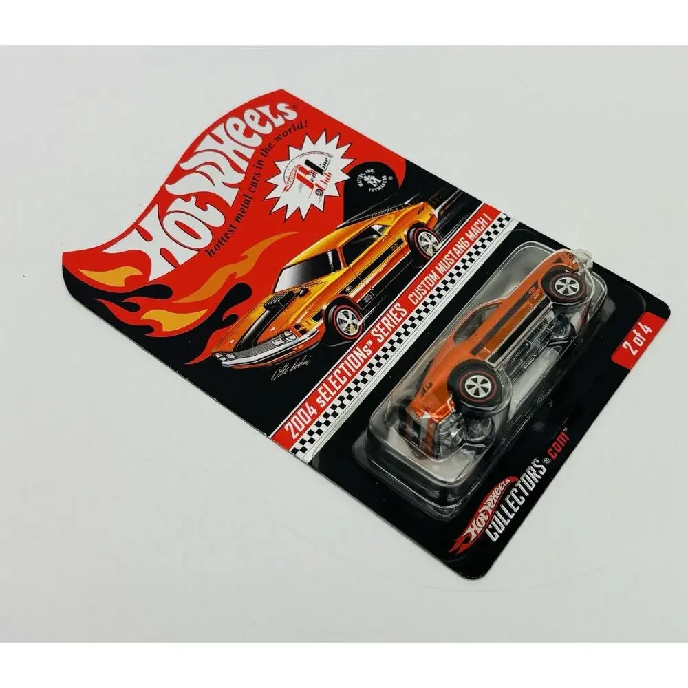 Hot Wheels 2004 RLC sElections Custom Mustang Mach 1 Orange 4239/10385 Protector